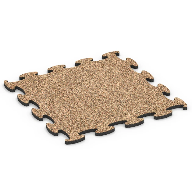 Fitness Active dalle de WARCO en couleur Terracotta au format 98 x 98 x 2,8 cm. La photo de l’article 6853 dans la vue complète de face.