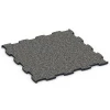 Fitness Max vloersysteem von WARCO im Farbdesign Donkergrijs graniet mit den Abmessungen 97,1 x 97,1 x 2,8 cm. Produktfoto von Artikel 6886 in der Aufsicht von schräg vorne.