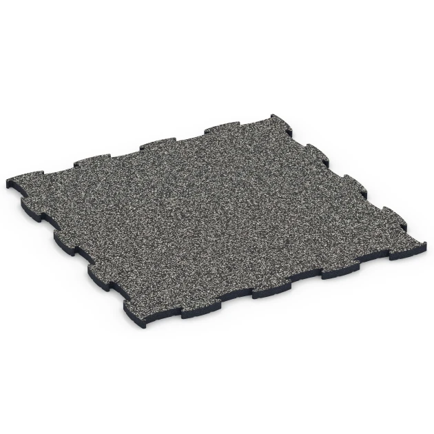 Dalle Fitness Max de WARCO en couleur Granit gris foncé au format 97,1 x 97,1 x 2,8 cm. La photo de l’article 6886 dans la vue complète de face.