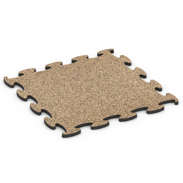 Dalle Fitness Max de WARCO en couleur Rattan au format 98 x 98 x 2,8 cm. La photo de l’article 6894 dans la vue complète de face.