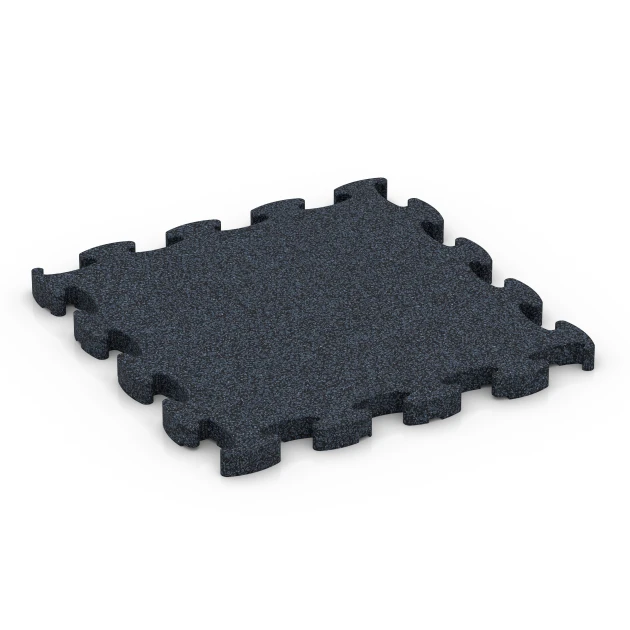 Fitness Premium sportvloer von WARCO im Farbdesign Antraciet mit den Abmessungen 28,9 x 28,9 x 1,8 cm. Produktfoto von Artikel 6958 in der Aufsicht von schräg vorne.