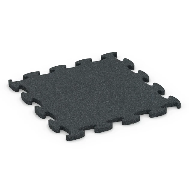 Fitness Premium Boden Plus von WARCO im Farbdesign Anthrazit mit den Abmessungen 45,9 x 45,9 x 1,8 cm | 0,21 m². Produktfoto von Artikel 6966 in der Aufsicht von schräg vorne.
