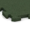 Detailaufnahme der Randausprägung von WARCO-Produkt 4181, Rubber sportvloer, Format 50 x 50 x 3 cm | 0,25 m², Farbe Grasgroen.