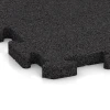 Detailaufnahme der Randausprägung von WARCO-Produkt 3354, Hunde-Bodenplatte, Format 100 x 100 x 3 cm | 1,00 m², Farbe Anthrazit.