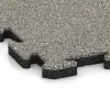 Detailaufnahme der Randausprägung von WARCO-Produkt 5029, Hoektegel, Format 485 x 485 x 30 mm, Farbe Lichtgrijs Graniet.