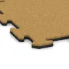 Detailaufnahme der Randausprägung von WARCO-Produkt 6206, Balkon-Bodenbelag 1,8 cm – wetterfest, Format 500 x 500 x 18 mm, Farbe Zitronengelb.