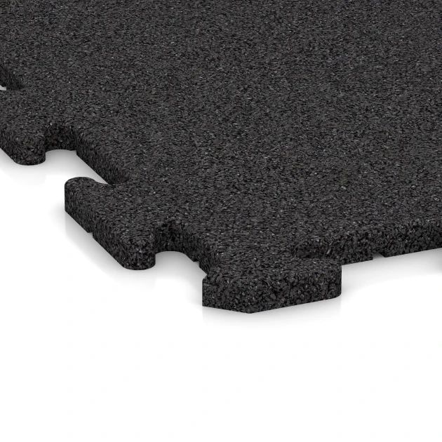 Detailaufnahme der Randausprägung von WARCO-Produkt 3953, Hunde-Bodenplatte, Format 100 x 100 x 1,8 cm | 1,00 m², Farbe Anthrazit.