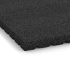 Detailaufnahme der Randausprägung von WARCO-Produkt 3640, Stallmatte HD, Format 100 x 100 x 4 cm, Farbe Anthrazit.