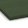 Detailaufnahme der Randausprägung von WARCO-Produkt 3642, Stalmat HD, Format 100 x 100 x 4 cm, Farbe Grasgroen.