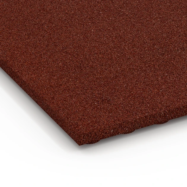 Detailaufnahme der Randausprägung von WARCO-Produkt 6645, , Format 100 x 50 x 3 cm, Farbe Baksteenrood.