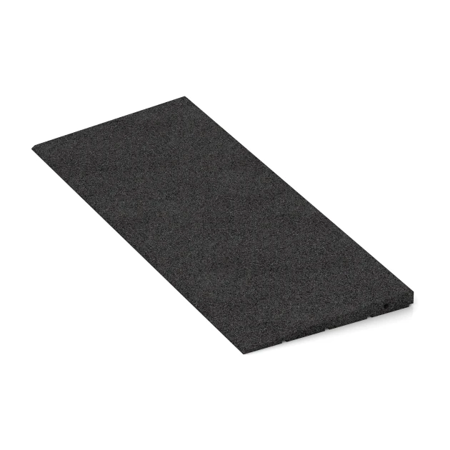 Detailaufnahme der Randausprägung von WARCO-Produkt 2348, Übergangsrampe 75 cm, Format 75 x 30 cm | 8 < 30 mm, Farbe Anthrazit.