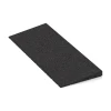 Detailaufnahme der Randausprägung von WARCO-Produkt 2428, Übergangsrampe 75 cm, Format 75 x 30 cm | 8 < 40 mm, Farbe Anthrazit.