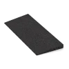 Detailaufnahme der Randausprägung von WARCO-Produkt 2468, Übergangsrampe 75 cm, Format 75 x 30 cm | 8 < 45 mm, Farbe Anthrazit.