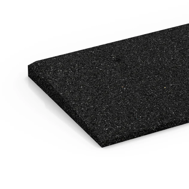 Detailaufnahme der Randausprägung von WARCO-Produkt 6595, Übergangsrampe, Format 100 × 25 cm | 1 < 3 cm, Farbe Anthrazit.