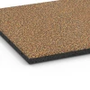 Detailaufnahme der Randausprägung von WARCO-Produkt 6357, Terrassenplatte Classic, Format 50 x 50 x 3 cm, Farbe Terra Cotta.