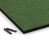 Detailaufnahme der Randausprägung von WARCO-Produkt 6249, Terrastegel – 3 cm, Format 50 x 50 x 3 cm, Farbe Grasgroen.