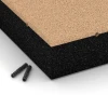 Detailaufnahme der Randausprägung von WARCO-Produkt 6231, Fallschutzplatten, Format 50 x 50 x 11 cm, Farbe Sandbeige.