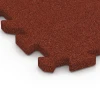 Detailaufnahme der Randausprägung von WARCO-Produkt 6989, Multisport sporttegel, Format 50 x 50 x 3 cm | 0,25 m², Farbe Baksteenrood.
