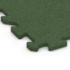 Detailaufnahme der Randausprägung von WARCO-Produkt 6985, Fitnesstegel, Format 50 x 50 x 2 cm | 0,25 m², Farbe Grasgroen.