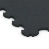La vue détaillée sur les bords du produit WARCO 7085, Tapis de sol caoutchouc pour chien, au format 102,5 x 102,5 x 2,2 cm | 1,05 m², en couleur Anthracite.