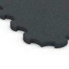 Detailaufnahme der Randausprägung von WARCO-Produkt 6322, Fitness Vloerbeschermingsmat, Format 102,5 x 102,5 x 3 cm | 1,05 m², Farbe Antraciet.