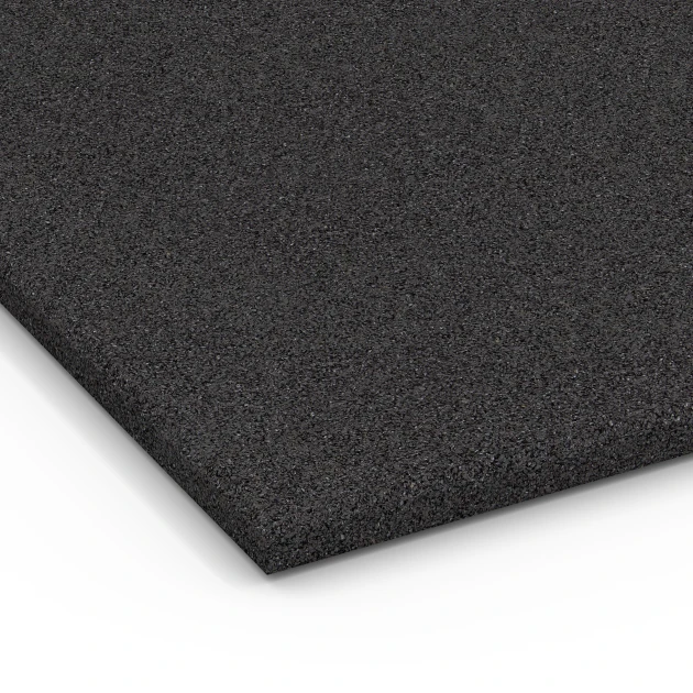 Detailaufnahme der Randausprägung von WARCO-Produkt 6379, Stalmat, Format 100 x 100 x 3 cm | 1,00 m², Farbe Antraciet.