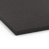 Detailaufnahme der Randausprägung von WARCO-Produkt 6660, Funktionsplatte Kl. 2, Format 104 x 104 x 2,7 cm, Farbe Anthrazit.