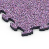 Detailaufnahme der Randausprägung von WARCO-Produkt 6828, Fitness Active vloertegel, Format 44,6 x 44,6 x 1,8 cm, Farbe Lavendel.