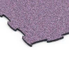 Detailaufnahme der Randausprägung von WARCO-Produkt 6918, Messeboden Klickfliese, Format 44,6 x 44,6 x 1,8 cm, Farbe Lavendel.