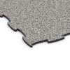 La vue détaillée sur les bords du produit WARCO 6833, Fitness Active dalle, au format 97,1 x 97,1 × 1,8 cm, en couleur Granit gris.