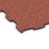 La vue détaillée sur les bords du produit WARCO 6836, Fitness Active dalle, au format 97,1 x 97,1 × 1,8 cm, en couleur Etna.