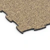 Detailaufnahme der Randausprägung von WARCO-Produkt 6840, Fitness Active vloertegel, Format 97,1 x 97,1 × 1,8 cm, Farbe Rattan.