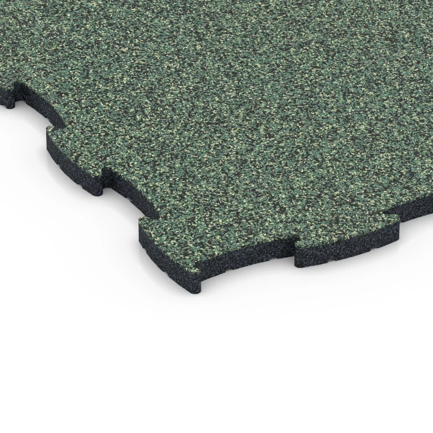 La vue détaillée sur les bords du produit WARCO 6852, Fitness Active dalle, au format 97,1 x 97,1 x 2,8 cm, en couleur Gazon anglais.