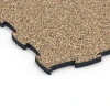 Detailaufnahme der Randausprägung von WARCO-Produkt 6853, Fitness Active Floor System, Format 97,1 x 97,1 x 2,8 cm, Farbe Terra Cotta.