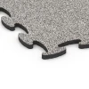 Detailaufnahme der Randausprägung von WARCO-Produkt 6887, Fitness Max Floor System, Format 97,1 x 97,1 x 2,8 cm, Farbe Grauer Granit.