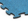 Detailaufnahme der Randausprägung von WARCO-Produkt 6893, Fitness Max vloersysteem, Format 98 x 98 x 2,8 cm, Farbe Atlantisch.