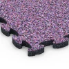 Detailaufnahme der Randausprägung von WARCO-Produkt 6774, Zwembadrand tegels, Format 28,9 x 28,9 x 1,8 cm, Farbe Lavendel.