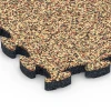 Detailaufnahme der Randausprägung von WARCO-Produkt 6817, Steentapijt kliktegel, Format 28,9 x 28,9 x 1,8 cm, Farbe Terracotta.