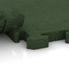 Großaufnahme vom Verbindungssystem von WARCO-Boden 4072 - Hunde-Bodenplatte im Farbdesign Grasgrün. Abmessungen 100 x 100 x 4 cm | 1,00 m².