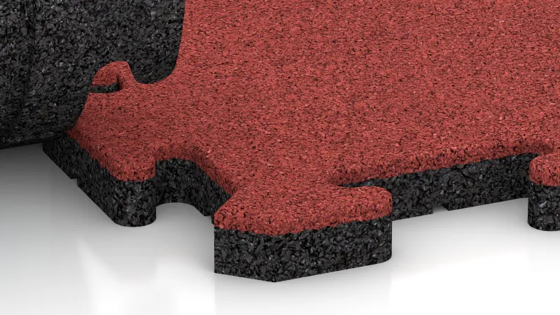 Puzzelverbinding met subtiel afgeronde afschuining