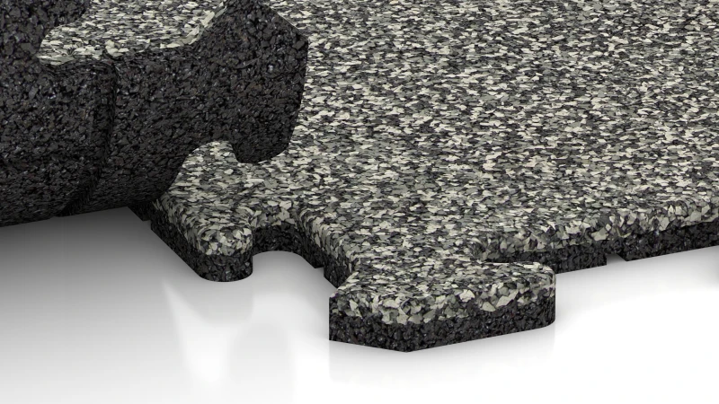 Puzzleverbindung mit leicht gerundeter Fase