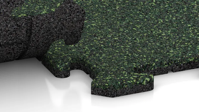 Puzzelverbinding met subtiel afgeronde afschuining