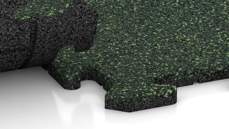 Puzzleverbindung mit leicht gerundeter Fase