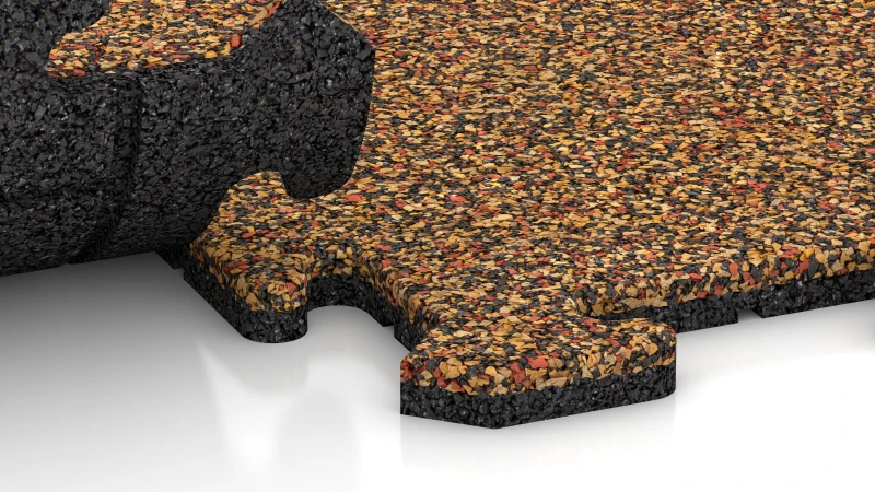 Puzzelverbinding met subtiel afgeronde afschuining