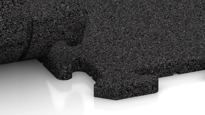 Puzzelverbinding met licht afgeschuinde voeg