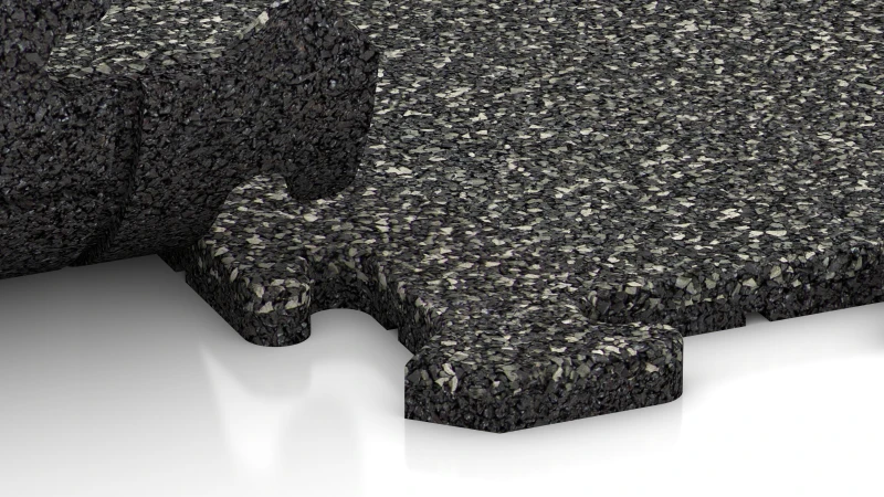 Puzzleverbindung mit leicht gerundeter Fase