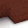 Großaufnahme vom Verbindungssystem von WARCO-Boden 6647 -  im Farbdesign Baksteenrood. Abmessungen 100 x 50 x 4 cm.