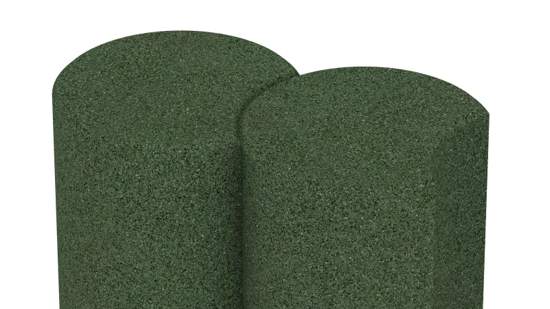 Ancrage au sol et encoche