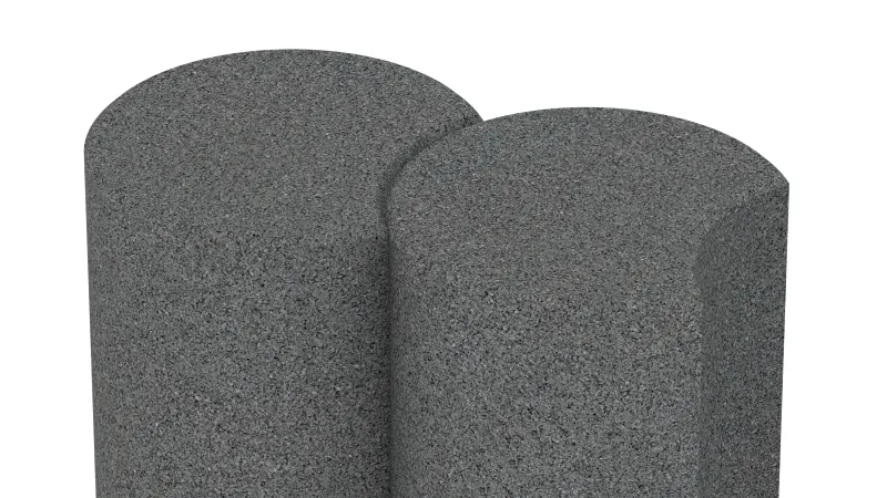 Ancrage au sol et encoche