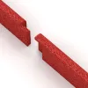 Großaufnahme vom Verbindungssystem von WARCO-Boden 4286 - Wandschutz Sockelleiste im Farbdesign Rose. Abmessungen 750 x 20 x 80 mm.